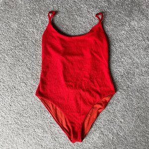 Eberjey Women's Red Alta Mare Dylan Stretch One-Piece Swimsuit